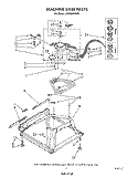 MACHINE BASE Diagram and Parts List for LA8580XWN0  Whirlpool Washer