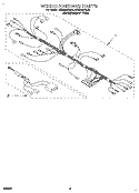 WIRING HARNESS, LIT/OPTIONAL Diagram and Parts List for MS3080XBQ0  Whirlpool Wall Oven
