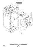 LINER Diagram and Parts List for ET18HKXTF01  Whirlpool Refrigerator