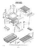 LINER Diagram and Parts List for EF19MKXSW01  Whirlpool Refrigerator