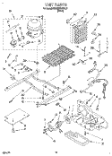 UNIT Diagram and Parts List for KSRB22QDBL01  KitchenAid Refrigerator
