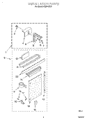 INSTALLATION Diagram and Parts List for ACM102XG1  Whirlpool Air Conditioner