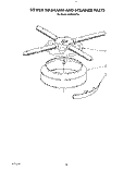 LOWER WASHARM AND STRAINER Diagram and Parts List for KUDS220T0  KitchenAid Dishwasher
