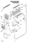 ICEMAKER PARTS, OPTIONAL PARTS (NOT INCLUDED) Diagram and Parts List for KSRY25CTMS00  KitchenAid Refrigerator