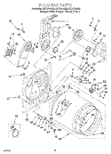SECTION Diagram and Parts List for KEYS700GZ0  KitchenAid Dryer