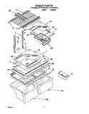 SHELF, OPTIONAL Diagram and Parts List for ET21PKXGT02  Whirlpool Refrigerator