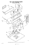 TOP AND CONSOLE , LIT/OPTIONAL Diagram and Parts List for LG5921XKW1  Whirlpool Dryer