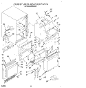 CABINET LINER AND DOOR, LITERATURE Diagram and Parts List for JVGC535A0  Whirlpool Ice Maker