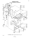 CABINET Diagram and Parts List for ET16JKXMWR0  Whirlpool Refrigerator