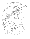 ICE MAKER Diagram and Parts List for GD22DFXFB04  Whirlpool Refrigerator