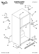 Part Location Diagram of 2225759 Whirlpool Service & Wiring Sheet