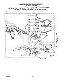 694670 BURNER Diagram and Parts List for LG5651XMW1  Whirlpool Dryer