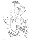 UNIT PARTS Diagram and Parts List for GI6FARXXY06  Whirlpool Refrigerator