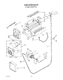 ICEMAKER, LIT/OPTIONAL Diagram and Parts List for KSSS36DWX00  KitchenAid Refrigerator