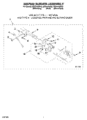 8557890 BURNER ASSEMBLY, OPTIONAL PARTS (NOT INCLUDED) Diagram and Parts List for WGD6400SB0  Whirlpool Dryer