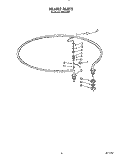 HEATER Diagram and Parts List for KPDI620T1  KitchenAid Dishwasher