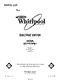 SECTION Diagram and Parts List for LE5795XPW1  Whirlpool Dryer