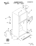 CABINET Diagram and Parts List for ET19PKXEN01  Whirlpool Refrigerator