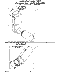 SALES ACCESSORY, EXHAUST DEFLECTOR Diagram and Parts List for LT5005XMW0  Whirlpool Washer Dryer Combo
