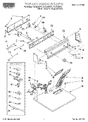 SECTION Diagram and Parts List for REX5635EQ1  Roper Dryer