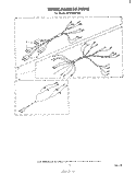 WIRING HARNESS Diagram and Parts List for RF3100XPW0  Whirlpool Range