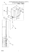 POWERSCREW AND RAM Diagram and Parts List for GX900QPGQ0  Whirlpool Trash Compactor