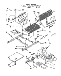 UNIT Diagram and Parts List for KTRS20KAWH01  KitchenAid Refrigerator