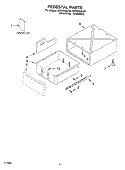 PEDESTAL Diagram and Parts List for GHW9100LW0  Whirlpool Washer