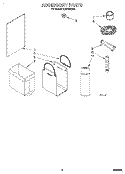 ACCESSORY Diagram and Parts List for TC8700XBP1  Whirlpool Trash Compactor