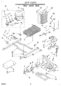 UNIT Diagram and Parts List for ED22DKXDB00  Whirlpool Refrigerator