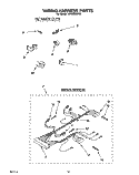 WIRING HARNESS Diagram and Parts List for LSV6233AW0  Whirlpool Washer