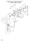 MAGNETRON AND AIRFLOW Diagram and Parts List for KEMS306XBL3  KitchenAid Wall Oven