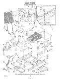 UNIT Diagram and Parts List for KSRF26DTPL00  KitchenAid Refrigerator