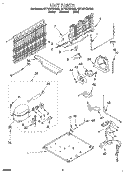 UNIT, LIT/OPTIONAL Diagram and Parts List for 8ET18TKXEG00  Whirlpool Refrigerator