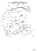 CONTROL Diagram and Parts List for KSRW25FHBT02  KitchenAid Refrigerator
