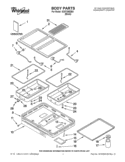BODY PARTS Diagram and Parts List for SC8720EDB0  Whirlpool Cooktop