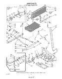 UNIT Diagram and Parts List for RT20AKXVW01  Roper Refrigerator