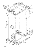 CABINET Diagram and Parts List for KSSS42DAW00  KitchenAid Refrigerator