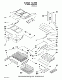Part Location Diagram of W10354808 Whirlpool ICE CUBE TRAY