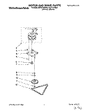 MOTOR AND DRIVE, LIT/OPTIONAL Diagram and Parts List for KCCC151DWH2  KitchenAid Trash Compactor