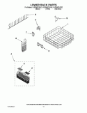 Part Location Diagram of WPW10175279 Whirlpool Dishwasher Retainer