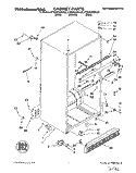 CABINET Diagram and Parts List for KTRS22QDAL00  KitchenAid Refrigerator