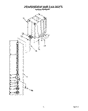 POWERSCREW AND RAM Diagram and Parts List for TC8750XYP1  Whirlpool Trash Compactor