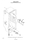 LINER Diagram and Parts List for EV110FXVW00  Whirlpool Freezer