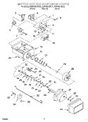 FRONT COVER Diagram and Parts List for CSP2740KQ1  Whirlpool Dryer