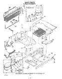 UNIT Diagram and Parts List for KFRF19MSWHY1  KitchenAid Refrigerator