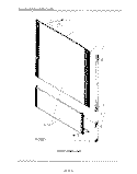 FRONT PANEL Diagram and Parts List for KDD20  KitchenAid Dishwasher