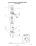 SECTION Diagram and Parts List for 7KCDC250S0  KitchenAid Food Waste Disposer