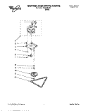 MOTOR AND DRIVE, LITERATURE Diagram and Parts List for TU800SPJB0  Whirlpool Trash Compactor