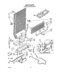 Part Location Diagram of 4388007 Whirlpool COMPRESSOR (INCLUDES ITEMS 71, 72, 73, 74, 75, 76 AND 77) (ALSO ORDER 482801 INSTALLATION KIT AND 876765 TUBE KIT)